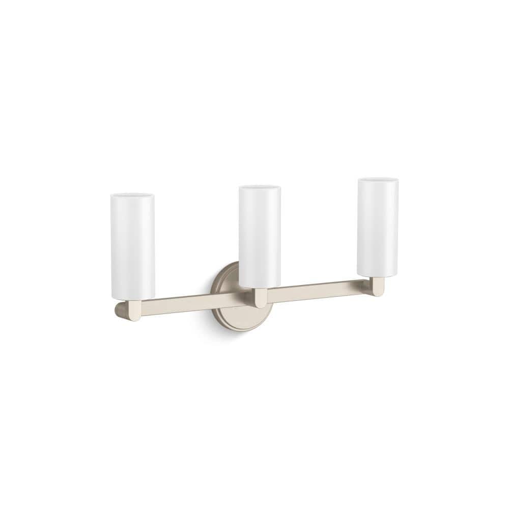 Crue 3-Light Brushed Nickel Wall Sconce price history on PriceWatchPro