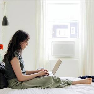 6,000 (DOE) BTU 115 Volts Quiet/ECO/Smart Window Air Conditioner with Wi-Fi/App Remote and Easy Install No Pre-Assembly