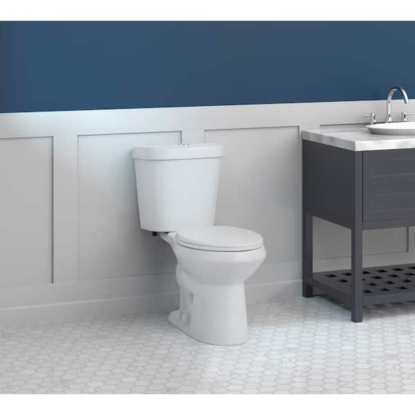 Glacier Bay 12 in. Rough In 2-Piece 1.1 GPF/1.6 GPF Dual Flush