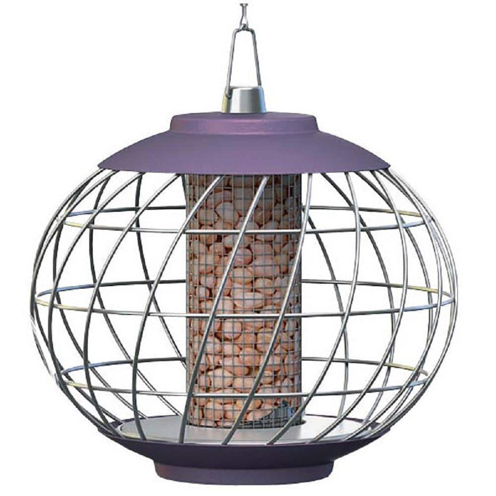 Nuttery Helix Peanut Feeder-Aubergine