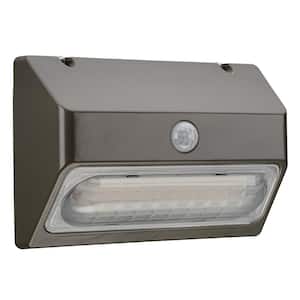 120 Degree 9 in. LED Motion Sensor Outdoor Wall Security Light 1175 to 2350 Lumens 3 Color Temperature Options Walkway