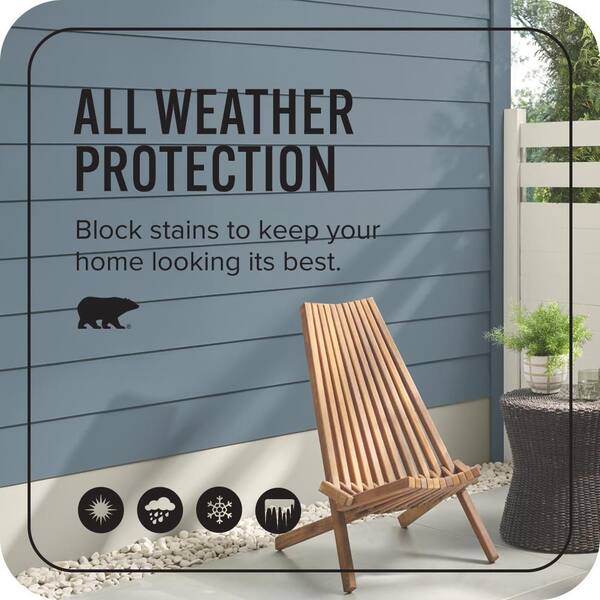 BEHR ULTRA 1 gal. #N480-5 Adirondack Blue Satin Enamel Exterior