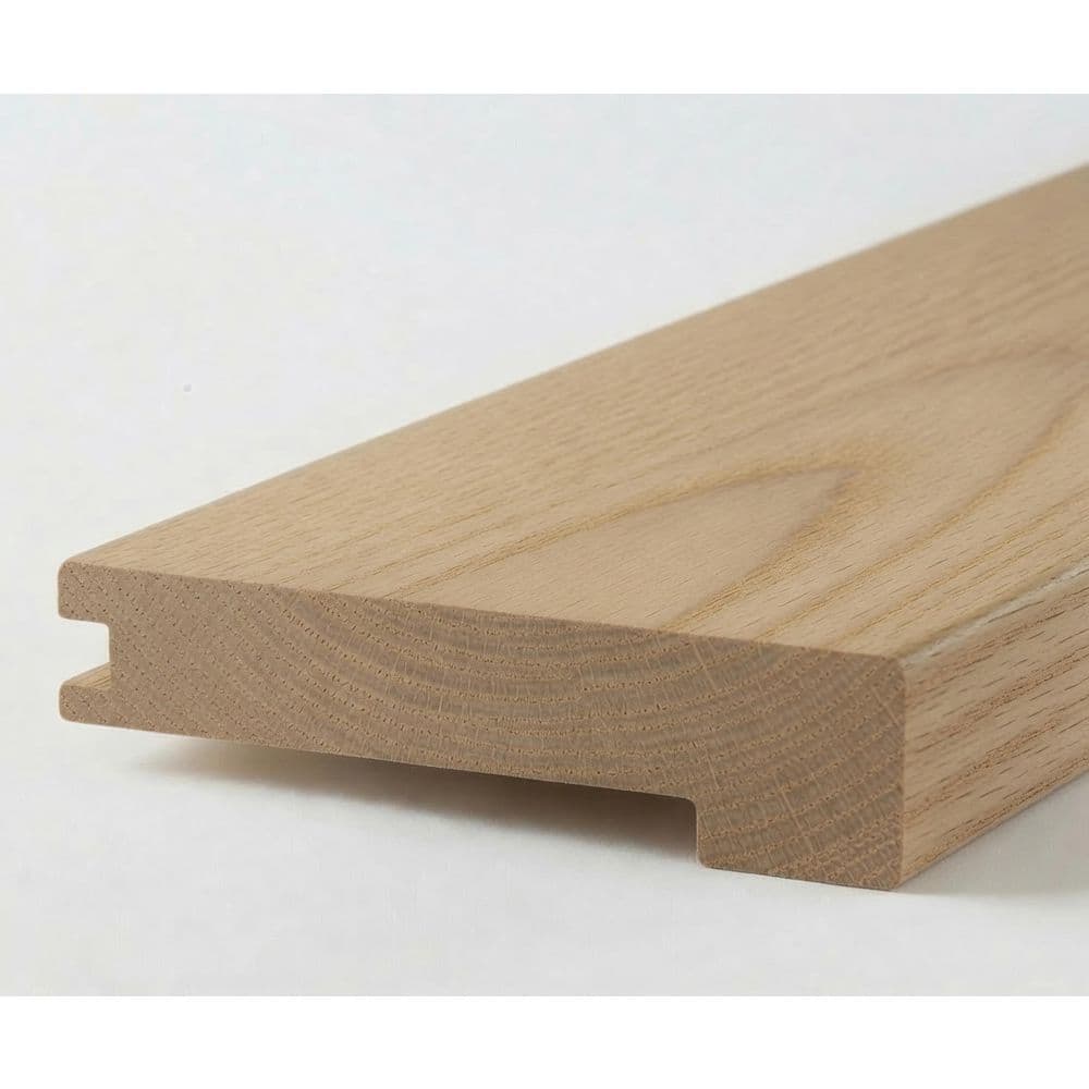 Fossil .845 in. Thick x 3 in. Width x 78 in. Length Flush Stair Nosing European White Oak Hardwood Trim price history on PriceWatchPro