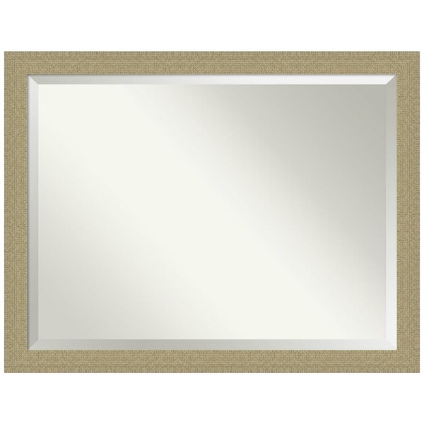 Amanti Art Mosaic Gold 44.25 in. x 34.25 in. Bathroom Vanity Mirror