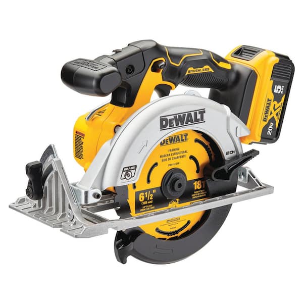DEWALT 20V MAX Lithium-Ion Cordless 6-1/2 Saw (Tool Only) DCS565P1 - The Depot