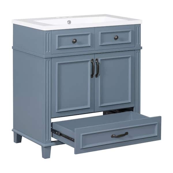 Magic Home 30 in. x 18 in. x 33 in. Functional Storage Bathroom