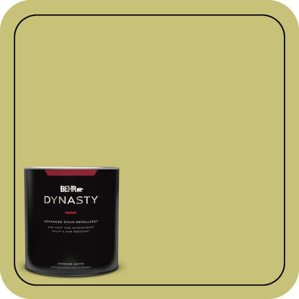 BEHR DYNASTY 1 qt. #PPU9-07 Fresh Sprout Matte Interior Stain-Blocking Paint and Primer