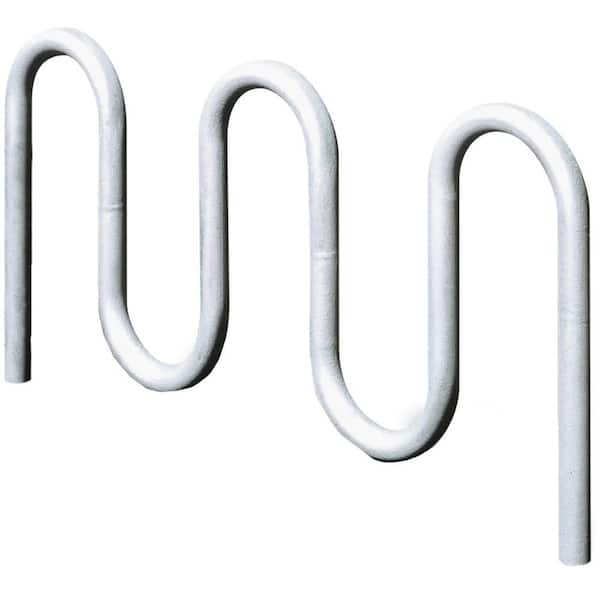 5 ft Contemporary 5-Loop Inground Mount Commercial Bike Rack