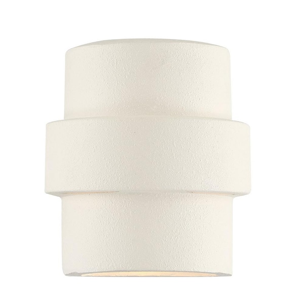 the great outdoors by Minka Lavery Ceramic 1-Light White Outdoor