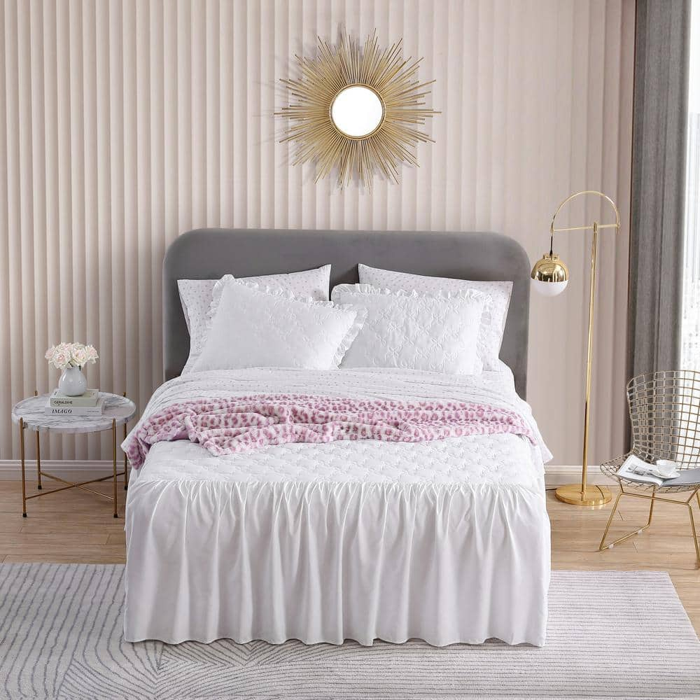 BETSEY JOHNSON Rambling Rose 4-Piece Pink Cotton Full/Queen Duvet