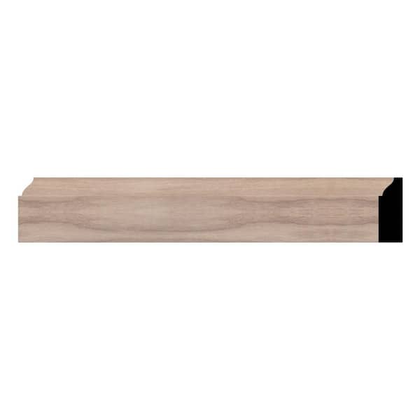 Ekena Millwork WM947 0.38 in. D x 1.25 in. W x 96 in. L Wood (Walnut) Colonial Casing Moulding