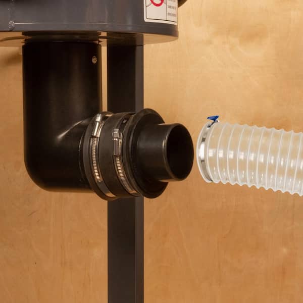4 in. to 3 in. Hose Reducer for Dust Collection Systems