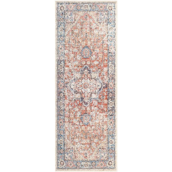 Artistic Weavers Bowie Cream 2 ft. 7 in. x 7 ft. 3 in. Indoor/Outdoor Area Rug
