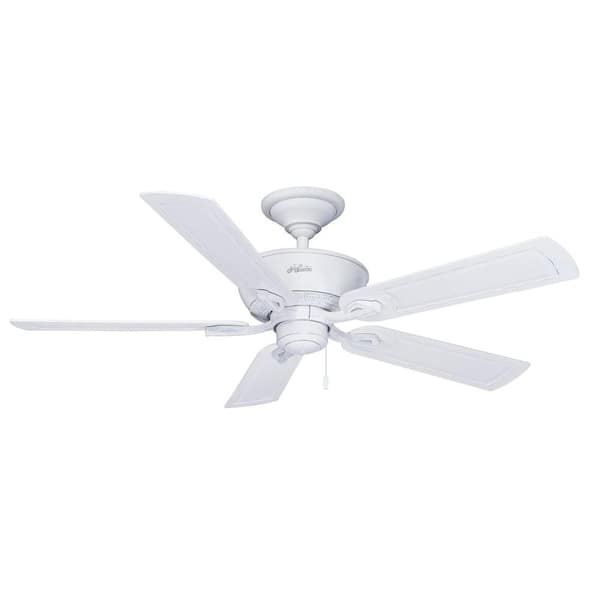 Hunter DISPLAY: 52" Caicos Ceiling Fan - Cottage White