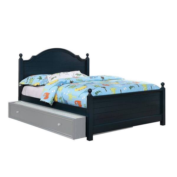 Unbranded Kylen Blue Wood Frame Twin Platform Bed