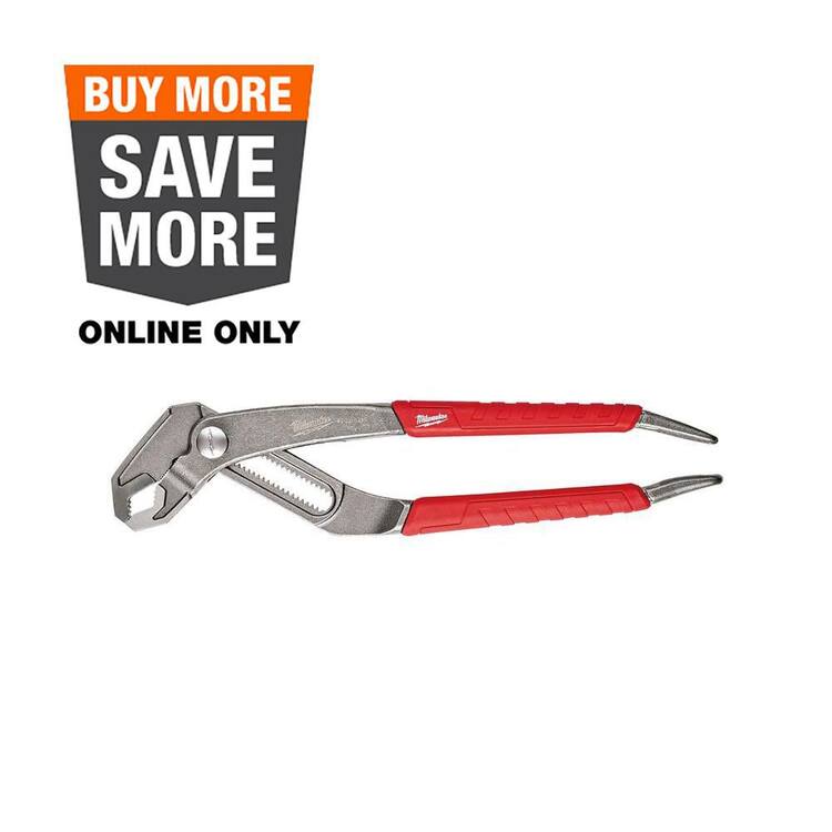 Milwaukee 10 in. V-Jaw Pliers with Comfort Grip and Reaming Handles