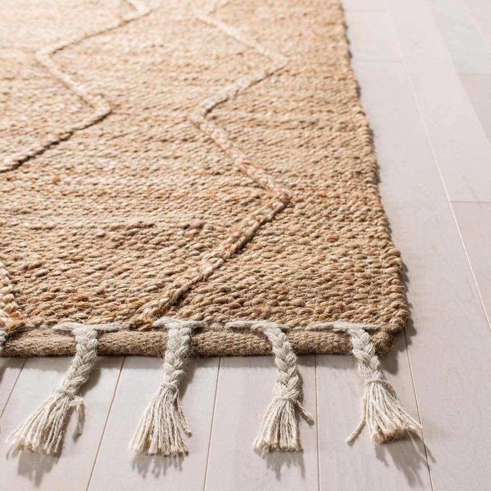 Handwoven Natural Fiber Rectangular Rug - 9' x 12'