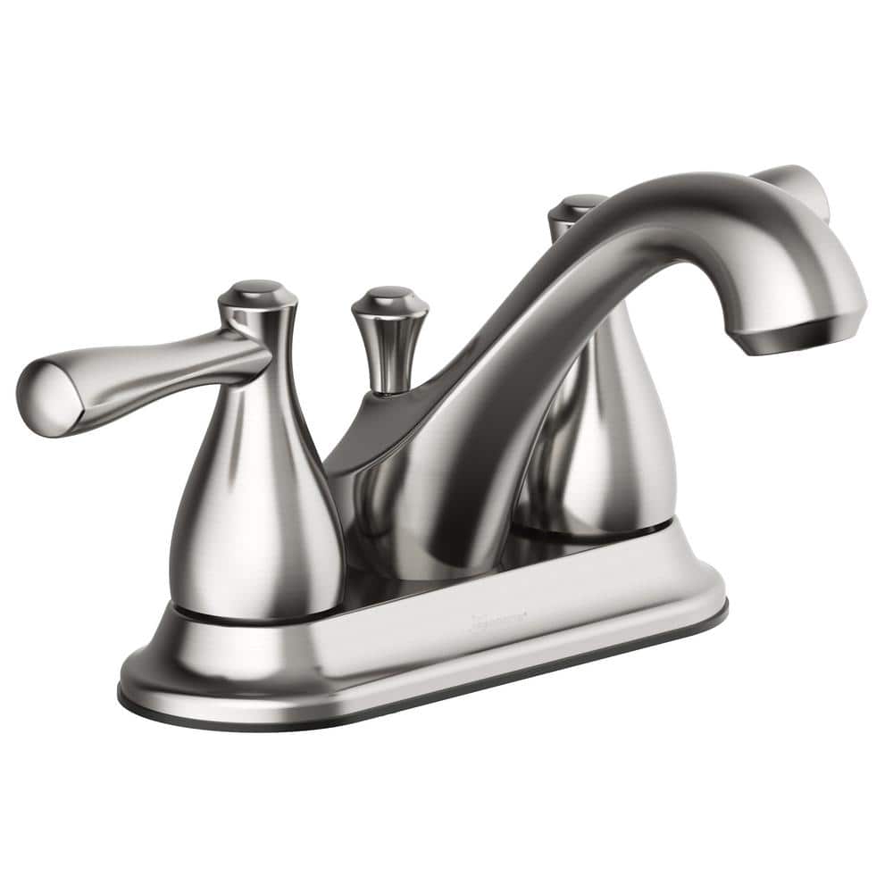 Raleigh Double-Handle Bathroom Faucet in Brushed Nickel with Quick Install Pop Up price history on PriceWatchPro