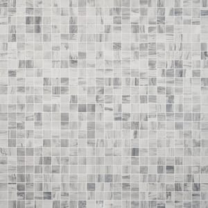 Selawood White 11.81 in. x 11.81 in. Matte Porcelain Floor and Wall Mosaic Tile (0.96 sq. ft./Each)