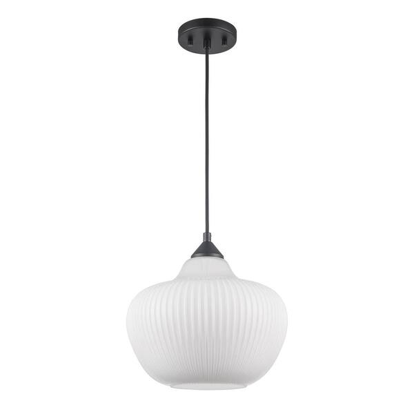 Home Decorators Collection Pompton 1-light Black Pendant Home Decorators Collection Pompton 1-light Black Pendant