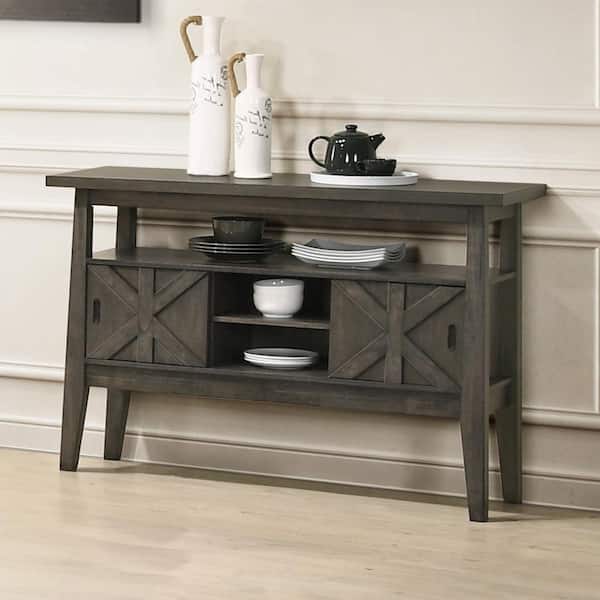 NEW CLASSIC HOME FURNISHINGS New Classic Furniture Gulliver Wood 52 in. Buffet Server, Rustic Brown
