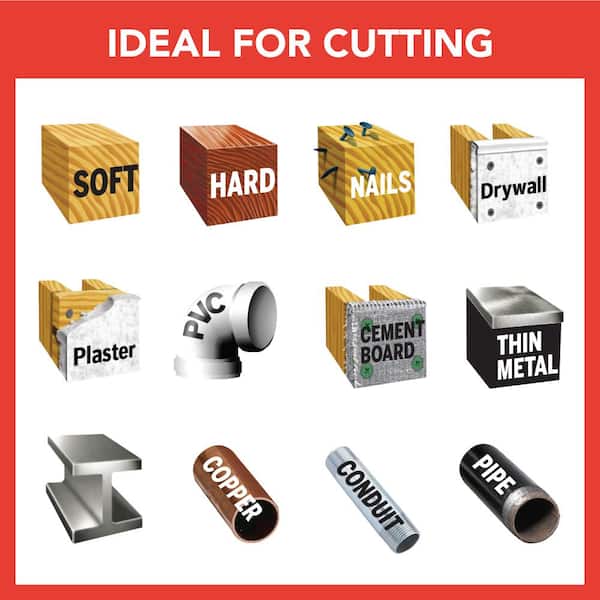 Universal 1-1/4 in. Carbide Flush Cutting Oscillating Multi-Tool Blade (10-Piece)