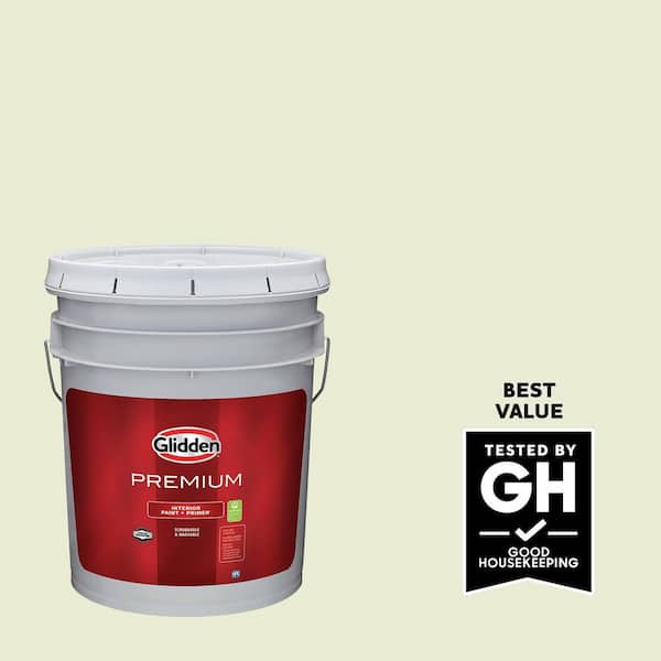 Glidden Premium 5 gal. PPG1116-1 Just Perfect Eggshell Interior Latex Paint