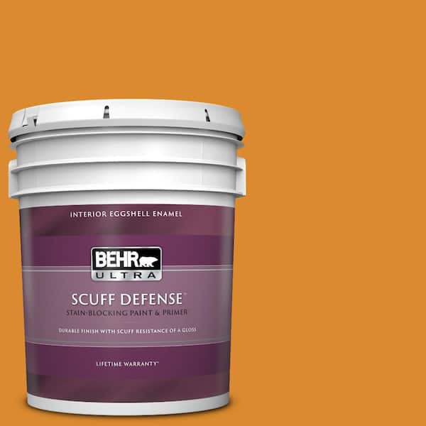 BEHR ULTRA 5 gal. #280B-7 Status Bronze Extra Durable Eggshell Enamel Interior Paint & Primer