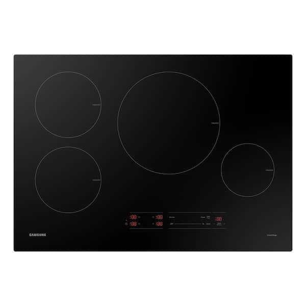 Samsung 30 in. Smart Induction Modular Cooktop in Black with 4 Elements including Wi-Fi