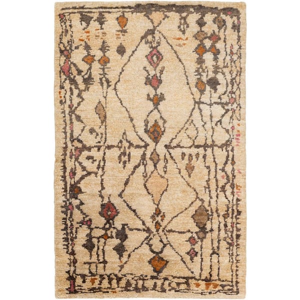 Verdun Burnt Orange 8 ft. x 10 ft. Indoor Area Rug