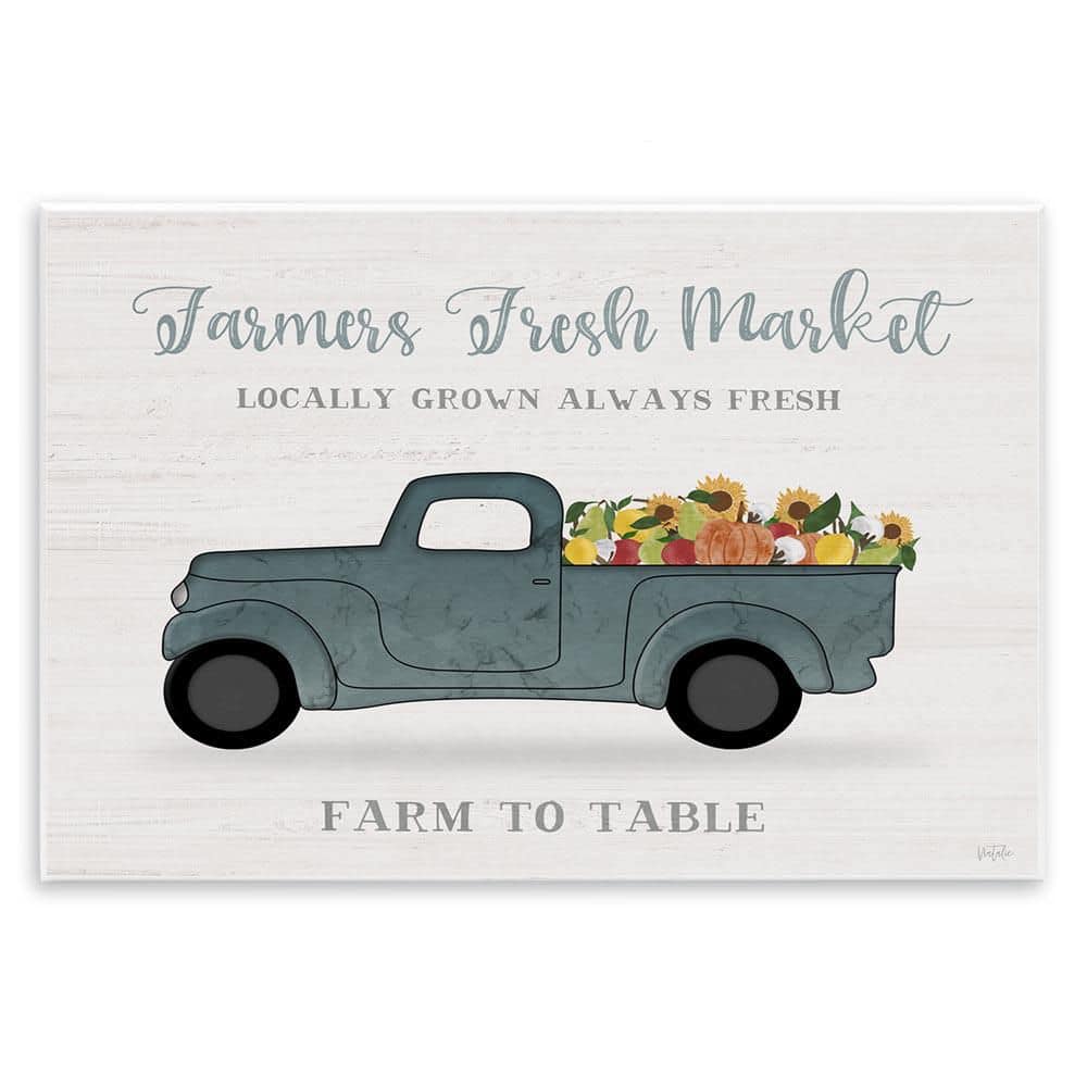 Farmers Fresh Market Truck by Natalie Carpentieri Unframed Graphic Travel Art Print 19 in. x 13 in. price history on PriceWatchPro