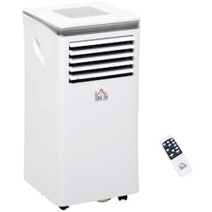 8000 BTU Portable Air Conditioner Cools 344 Sq. Ft, with Dehumidifier Portable AC Unit with Remote Control in White
