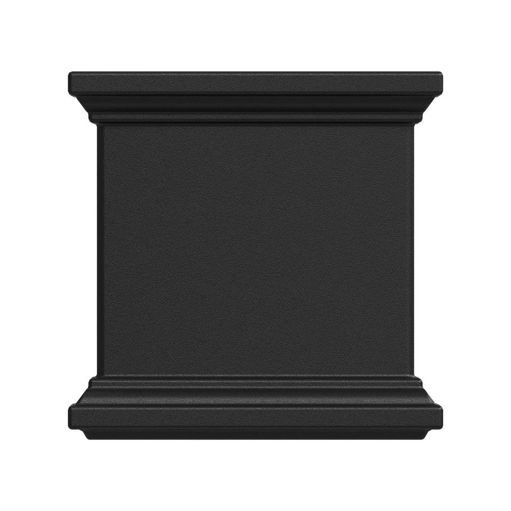 Black Polyethylene Self-Watering Window Box Planter, 48-inch
