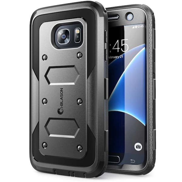 SUPCASE S7-Armorbox Series Fullbody Protective Case-Black GalaxyS7-Armorbox-Black - The Home