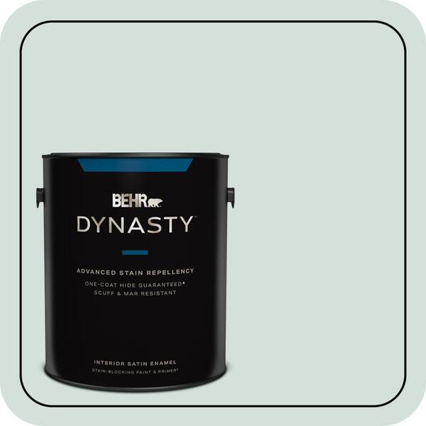 BEHR DYNASTY 1 Gal. #S430-1A Reflecting Moment Satin Enamel Interior Stain-Blocking Paint and Primer