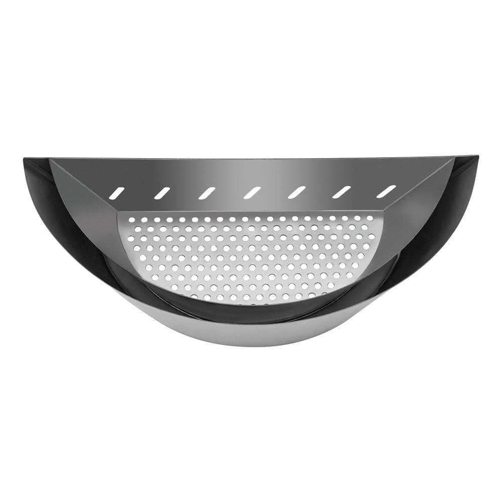YIYIBYUS 20.2 in. x 8.4 in. Stainless Steel Charcoal Basket