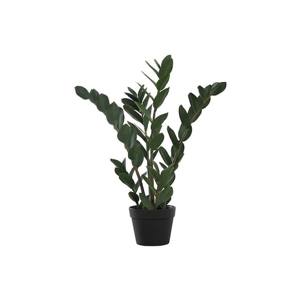BLACk 植木鉢 Beautiful 2 ft. Decorative Artificial Z Tree in Black Pot with