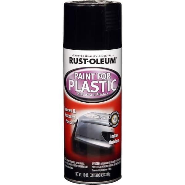 Rust-Oleum Automotive 12 oz. Gloss Black Spray Paint for Plastic (6-Pack)