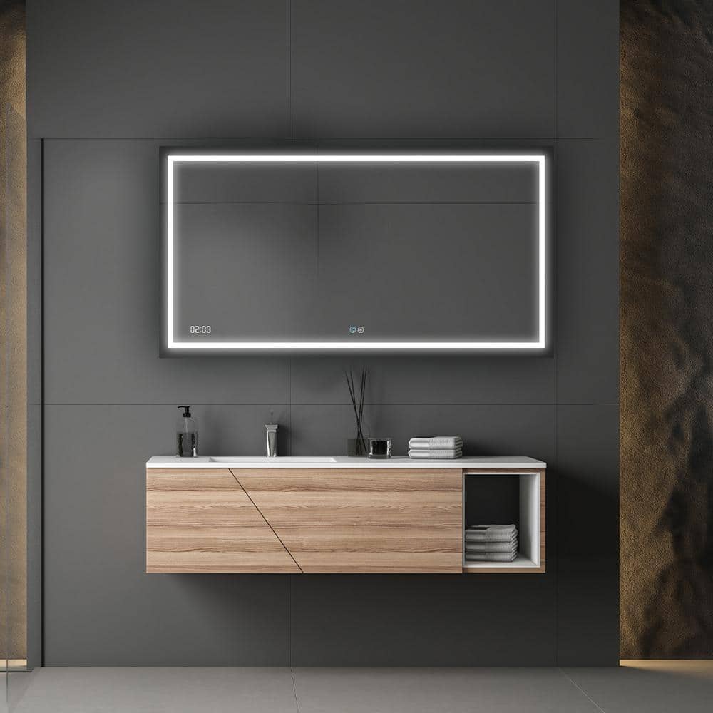 Daytona 72'' x 36'' Silver LED Lighted Bathroom Mirror