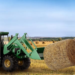 39 in. Hay Spear, Bale Spears 1600 lbs. Loading Capacity, Skid Steer Loader Tractor 40.94 in. x 18.9 in. x 7.09 in.