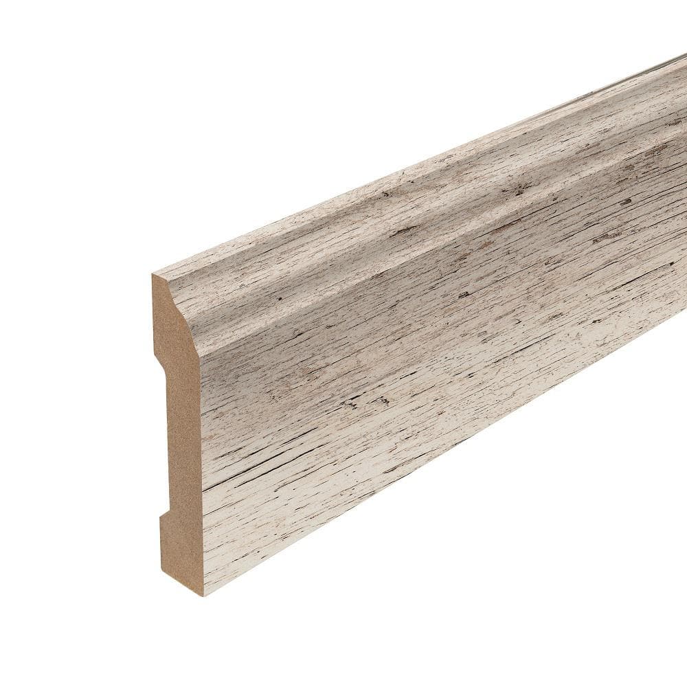 Mist 0.62 in. T x 3.3 in. W x 94.5 in. L Textured Wood Look Laminate Moulding/Trim Base Molding price history on PriceWatchPro
