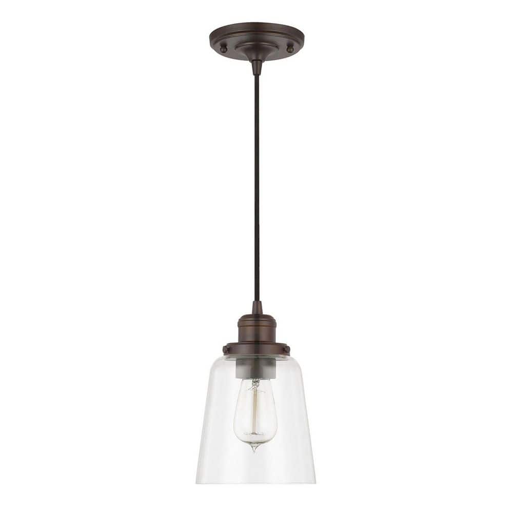 Capital Lighting 3718-135 6  Wide Mini Pendant - Bronze