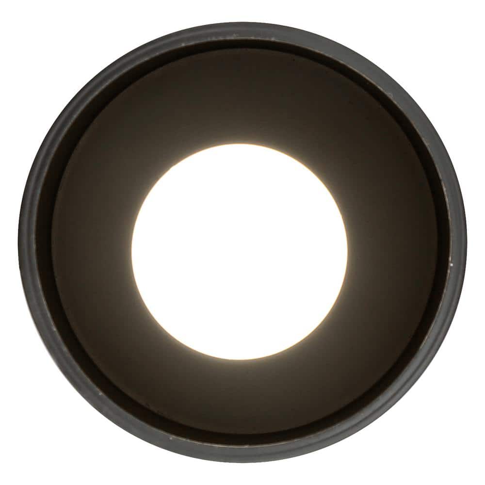 Pilson Matte Black Contemporary LED Pendant Light 14.5"