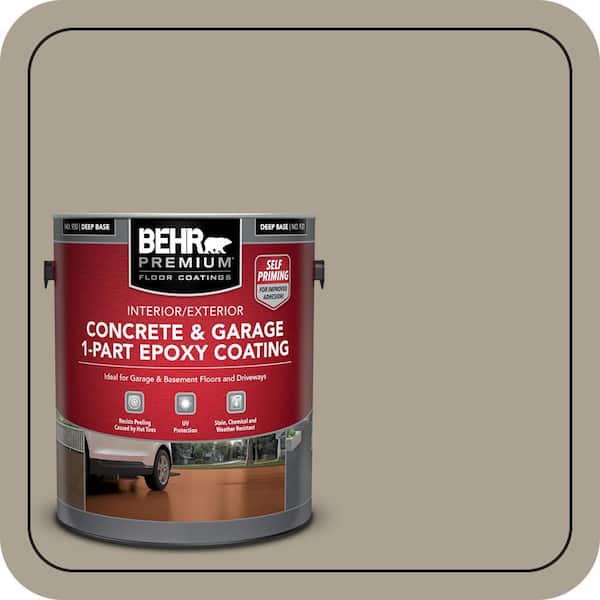 1 gal. #PFC-37 Putty Beige Self-Priming 1-Part Epoxy Satin Interior/Exterior Concrete and Garage Floor Paint