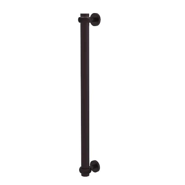 Allied Brass 18 in. Center-to-Center Refrigerator Pull with Twisted Aents in Antique Bronze