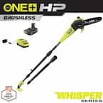 ONE+ HP 18V Brushless Whisper Series 8 in. Cordless Battery Pole Saw with 2.0 Ah Battery and Charger