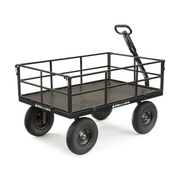 Gorilla Carts 7 cu. ft. 1,200 lb. Capacity Heavy-Duty Steel
