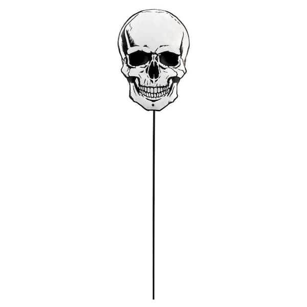 Amscan 23 in. Halloween Skull Yard Stake (8-Pack)