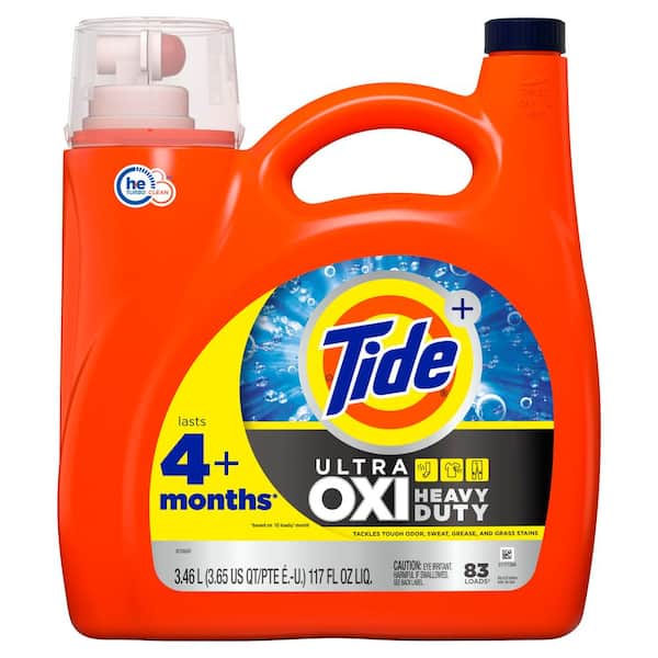 Tide 117 oz. HE Ultra Oxi Original Scent Liquid Laundry Detergent (83-Loads)