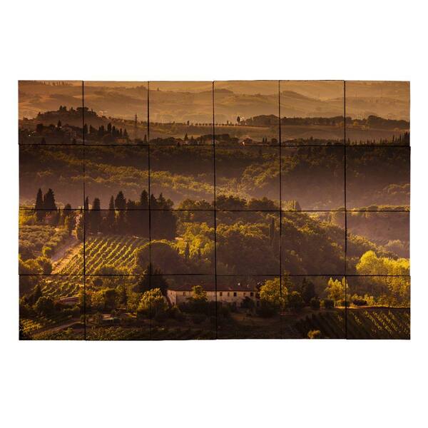 Tile My Style Vineyard1 36 in. x 24 in. Tumbled Marble Tiles (6 sq. ft. /case)